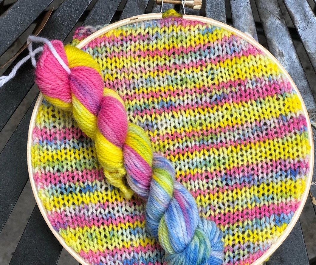 Surf N' Sun Hand Dyed Sock Yarn