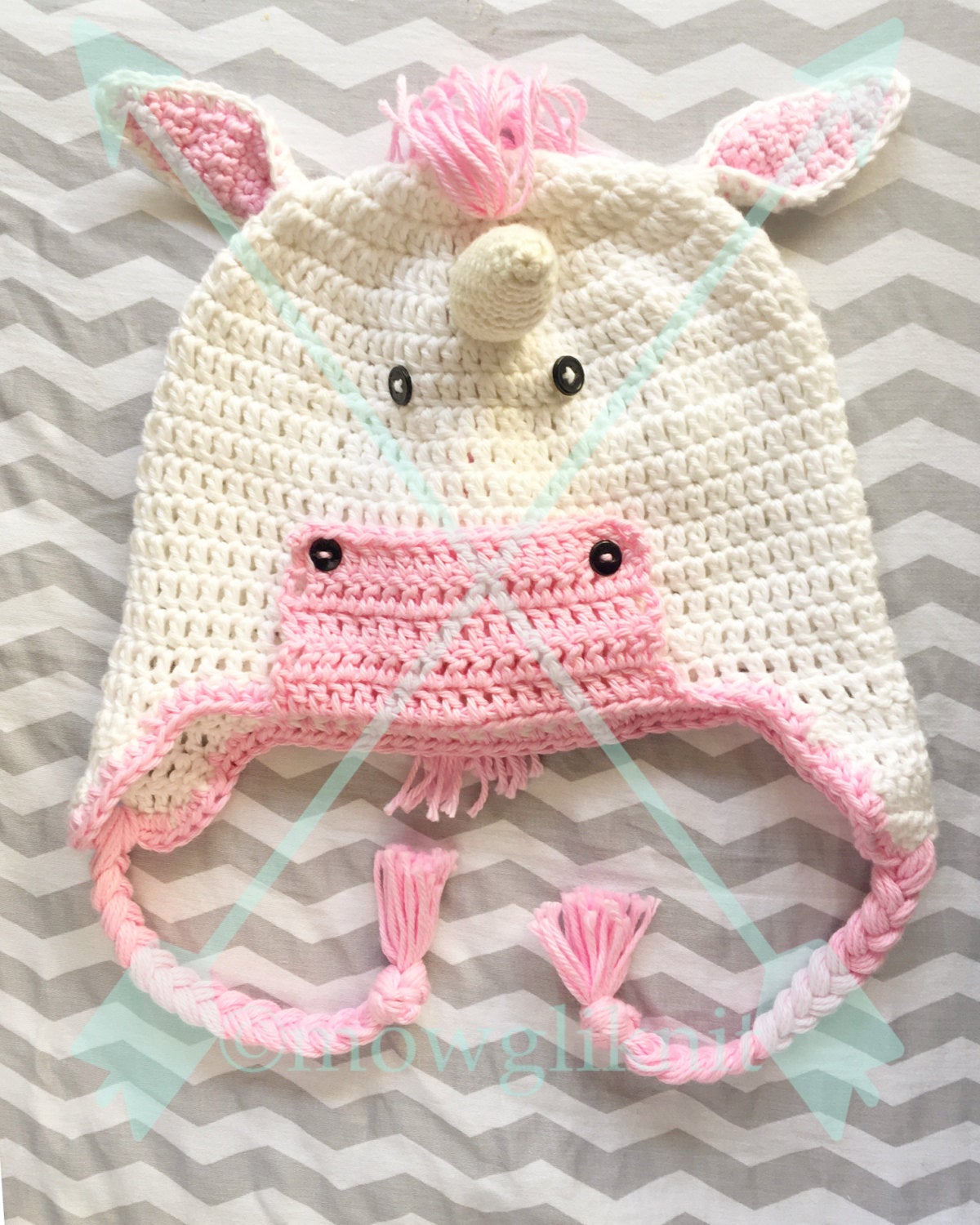 Crochet Unicorn Hat