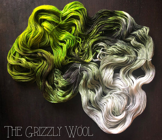 “Something Wicked” Hand Dyed Yarn